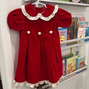 Elegant Red Kids Formal Dress